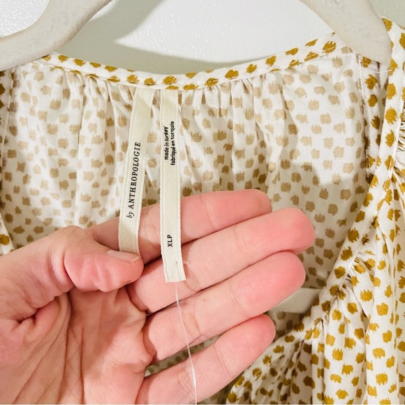 Anthropologie Somerset Maxi Dress Puff-Sleeve Edition Size XL Petite - Picture 8 of 11